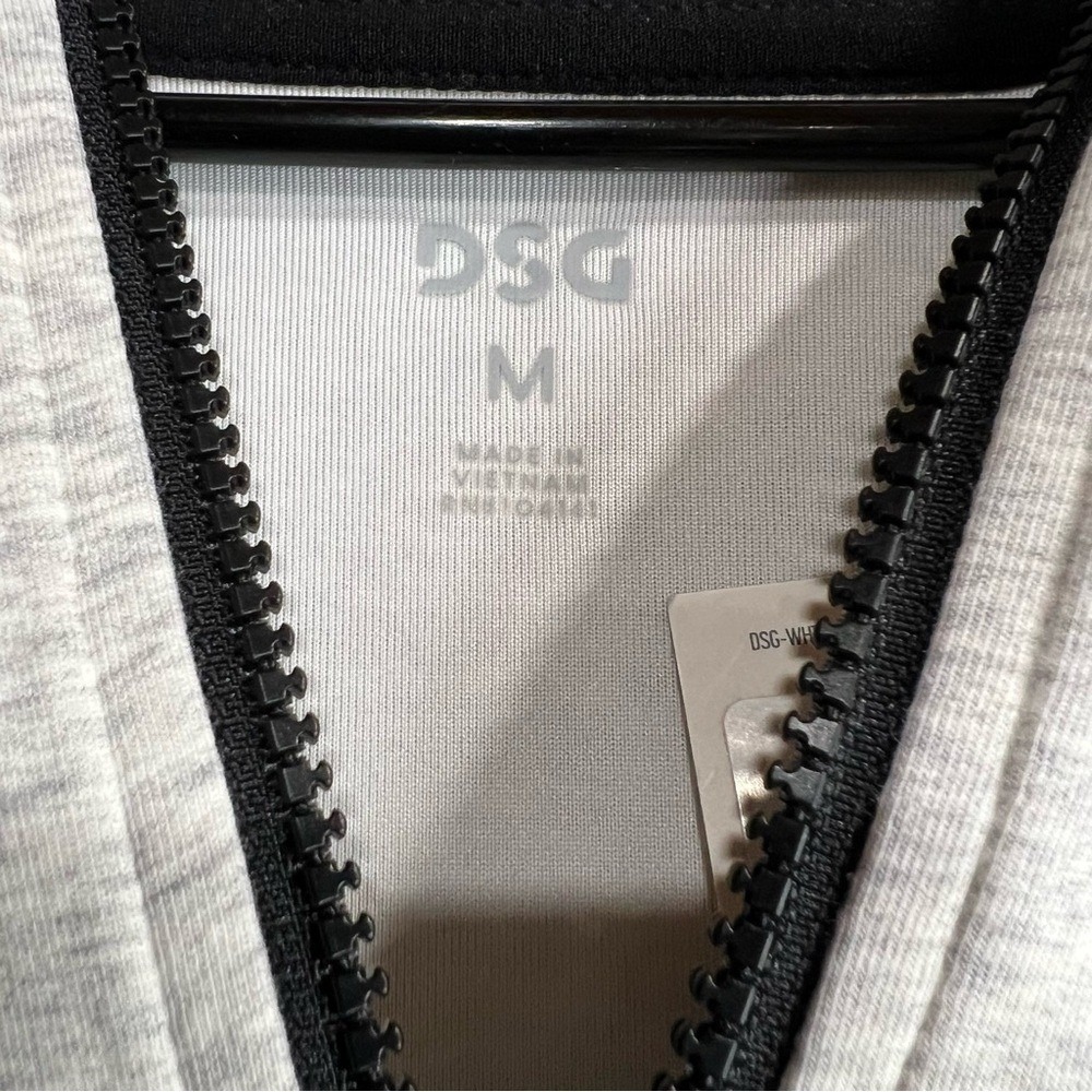 DSG Light Heather Gray Sport Fleece 1/4 Zip - Picture 3 of 5